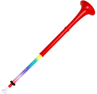 PBUZZ A COULISSE EN RESINE ABS ROUGE avec housse et embouchure