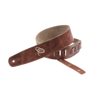 ORTEGA OSSU-30 COURROIE GUITARE SUEDE CARAMEL