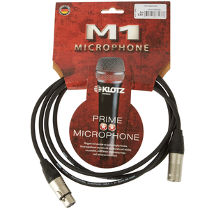 KLOTZ M1K1FM0200 CABLE XLR MALE/XLR FEMELLE 2m