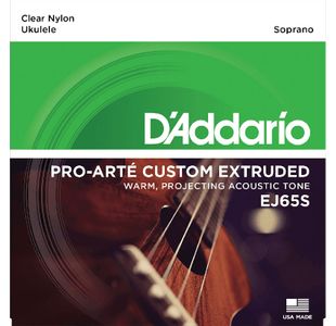 D'ADDARIO EJ65S PROARTE CUSTOM EXTRUDED JEU DE CORDES UKULELE SOPRANO