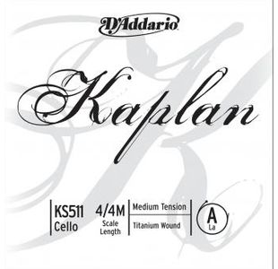 D'ADDARIO KAPLAN CORDE LA POUR VIOLONCELLE 4/4