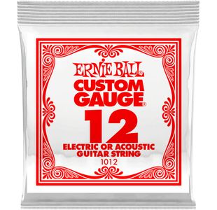 ERNIE BALL 1012 CORDE GUITARE ELEC ACIER PLEIN 012