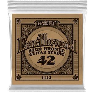 ERNIE BALL EARTHWOOD 1442 CORDE FOLK BRONZE 80/20 042