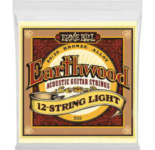 ERNIE BALL 2010 EARTHWOOD 80/20 BRONZE LIGHT JEU FOLK 12 CORDES 9-46