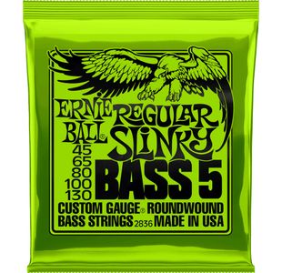 ERNIE BALL 2836 REGULAR SLINKY JEU BASSE ELECTRIQUE 5 CORDES / 45-130