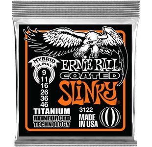 ERNIE BALL 3122 RPS TITANIUM HYBRID SLINKY JEU GUIT. ELECTRIQUE 9-46
