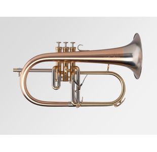 ADAMS F1 "SELECTED" BUGLE VERNI PAVILLON CUIVRE ROSE ET MAILLECHORT