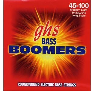 GHS 3045ML BOOMERS JEU CORDE BASSE ELECTRIQUE - MEDIUM LIGHT 45-100