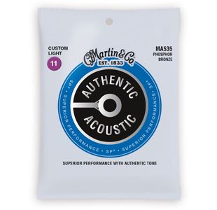 MARTIN MA535 AUTHENTIC JEU CORDES FOLK PHOS.BRONZE / CUST.LIGHT 11-52