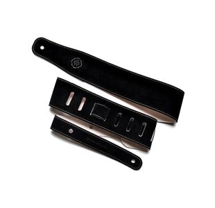 CONSTANT BOURGEOIS DYSPROSIA BLACK/WHITE COURROIE GUITARE EN CUIR