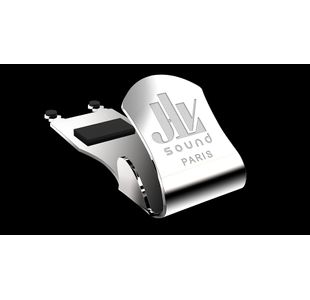 JLV COUVRE-BEC PLAQUEE ARGENT SAXOPHONE ALTO BEC EBONITE