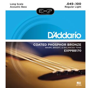 D'ADDARIO EPBB170 JEU CORDES BASSE ACOUSTIQUE 45-100 - LONG SCALE