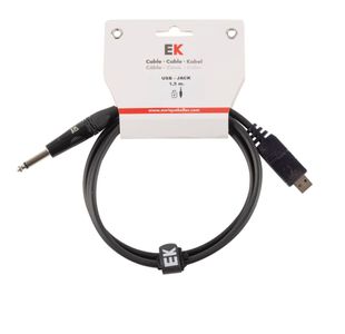 ENRIQUE KELLER D005 CABLE CONVERTISSEUR JACK 6.35 / USB - 1,5m