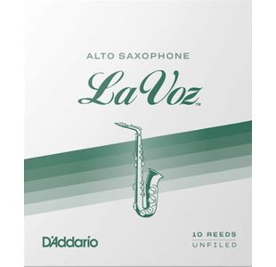 D'ADDARIO LA VOZ ANCHES SAXOPHONE ALTO MEDIUM SOFT - Boite de 10