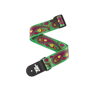 D'ADDARIO 50JS13 "JOE SATRIANI" COURROIE GUITARE NYLON MOTIF PAISLEY