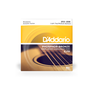 D'ADDARIO EJ19 PHOSPHORE BRONZE JEU CORDES FOLK MEDIUM 12-56