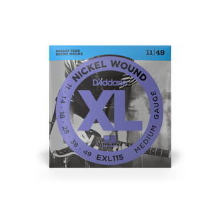 D'ADDARIO EXL115 JEU CORDES GUIT ELECTRIQUE BLUES/JAZZ MEDIUM 11-49