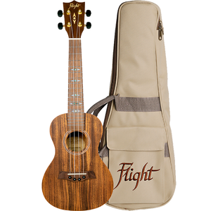 FLIGHT DUC440 UKULELE DE CONCERT EPICEA & ZEBRAWOOD + Housse