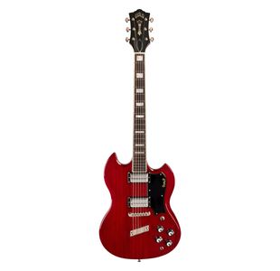 GUILD POLARA DELUXE CHERRY RED GUITARE ELLECTRIQUE ROUGE