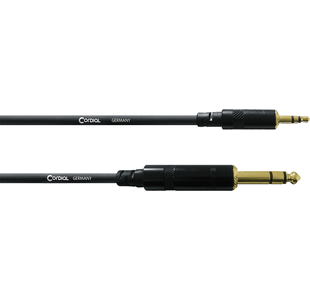 CORDIAL CFM1.5WV CABLE MINI-JACK STEREO MALE /JACK STEREO MALE - 1,5m
