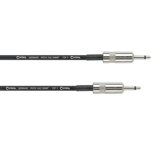 CORDIAL CPI1.2ZZ CABLE MINI-JACK MALE /MINI-JACK MONO MALE - 1,2m