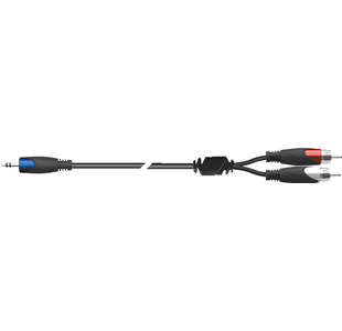 QUIKLOK SX40-3K CABLE 1 MINI-JACK STÉRÉO / 2 RCA - 3m