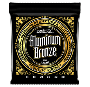ERNIE BALL 2568 ALUMINIUM BRONZE LIGHT JEU FOLK 11-52