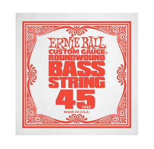 ERNIE BALL 1645 CORDE GUITARE BASSE ELECTRIQUE FILE NICKEL 045
