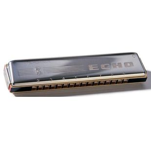 HOHNER ECHO DROIT TREMOLO HARMONICA 16 TROUS C