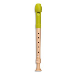 MOLLENHAUER 17411 FIPPLE FLUTE SOPRANO ERABLE/TETE SYNTHETIQUE VERTE