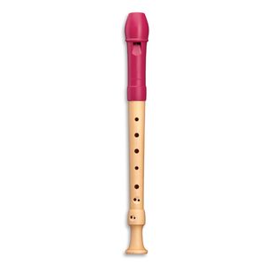 MOLLENHAUER 17412 FIPPLE FLUTE SOPRANO ERABLE/TETE SYNTHETIQUE ROSE