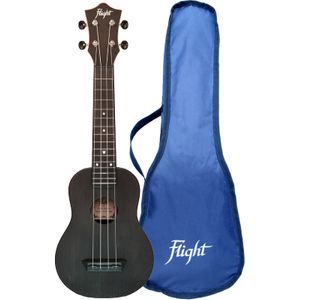 FLIGHT TUS35-BK UKULELE SOPRANO EN ABS NOIR + Housse