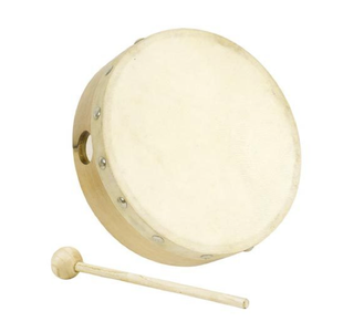FUZEAU TAMBOURIN 15 CM PEAU NATURELLE REF.70626