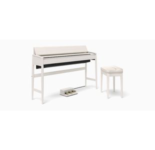 ROLAND KIYOLA KF10-KS PIANO NUMERIQUE SHEER WHITE (Chêne blanchi)