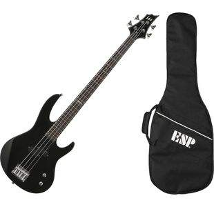 LTD B10KIT-BLK PACK BASSE ELECTRIQUE 4 CORDES NOIRE + HOUSSE
