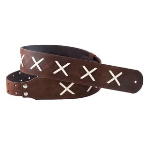 RIGHTON STRAPS LEGEND DG-BR COURROIE GUITARE CUIR BRUN