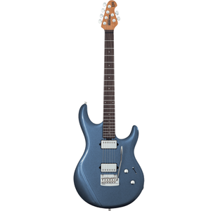 MUSIC MAN LK3HH-BBL-RME-B-B "LUKATHER" GUITARE ELECTRIQUE BODHI BLUE