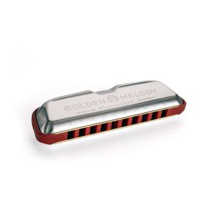 HOHNER NEW GOLDEN MELODY HARMONICA 10 TROUS F