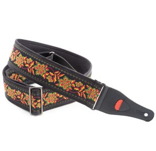 RIGHTON STRAPS ROSES2-BK COURROIE VEGAN ROSES II NOIR