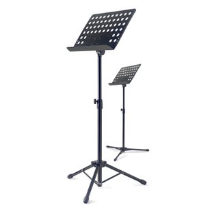 STAGG MUS-A5BK PUPITRE D'ORCHESTRE PLATEAU PERFORE NOIR