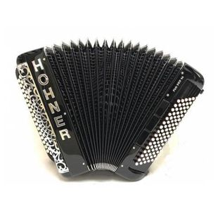HOHNER FUN PRO 96 BASSES NOIR - SOUFFLET TOILE