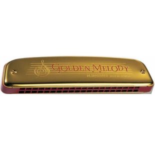 HOHNER GOLDEN MELODY TREMOLO HARMONICA 20 TROUS C