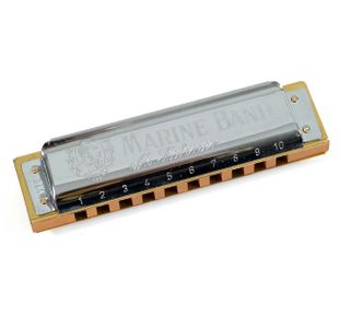 HOHNER MARINE BAND HARMONICA 10 TROUS F