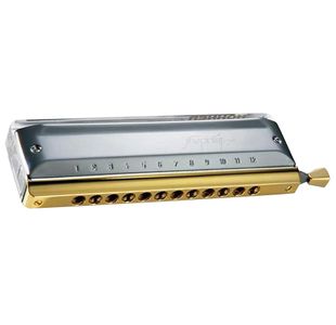 HOHNER AMADEUS HARMONICA CHROMATIQUE 12 TROUS C - Sommier Plexi