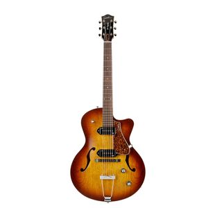 GODIN 5TH AVENUE CW KINGPIN II GUITARE JAZZ ELECTRIQUE COGNAC BURST