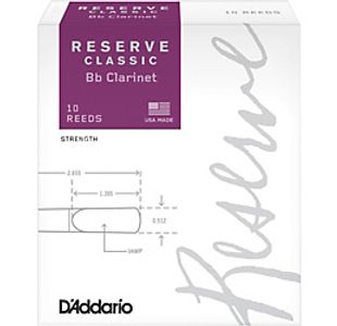 D'ADDARIO ORGANIC RESERVE CLASSIC ANCHES CLARINETTE SIB 2.5