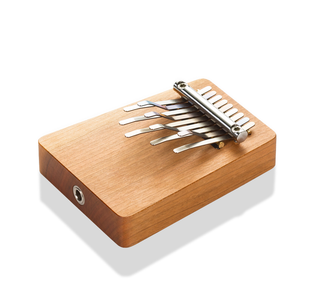 HOKEMA B9-EL KALIMBA ELECTRO 9 LAMES BLOC EN CERISIER NOIR MASSIF