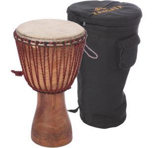 KANGABA DJEMBE MALI MOYEN (Diam 28/30 cm - H. 50/52 cm) + Housse