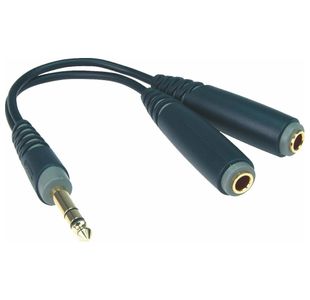 KLOTZ AYB-1 ADAPTATEUR REPARTITION CASQUE 1 JACK MALE /2 JACK FEMELLE