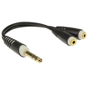KLOTZ AYB-2 ADAPTATEUR REPARTITION CASQUE 1 JACK M. /2 MINI-JACK F.
